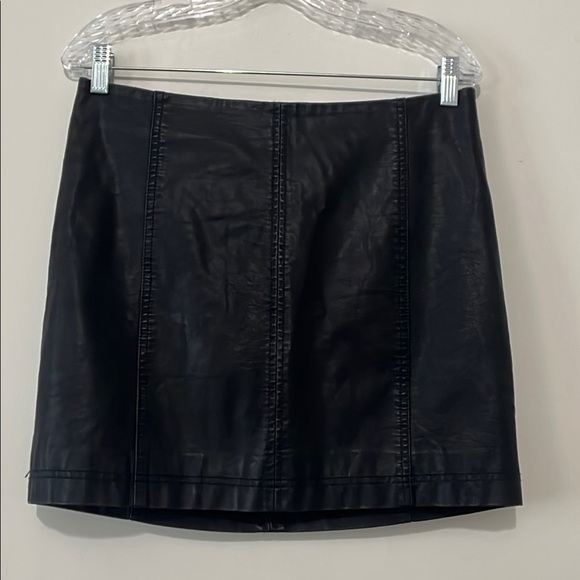 Free People Dresses & Skirts - Free People Faux Leather Skirt